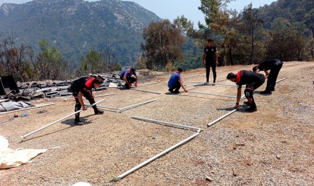 Maltepe&#039;de yangının devam ettiği Marmaris için seferberlik