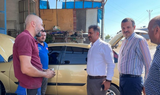 Milletvekili Fırat Gölbaşı&#039;nda köy köy geziyor