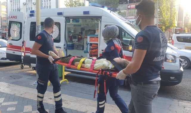 Motosiklettin çarptığı çocuk yaralandı