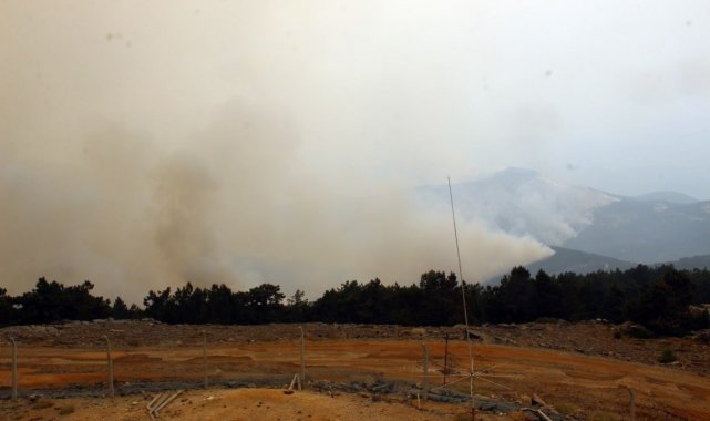 Muğla&#039;da alevler yeniden yükseldi