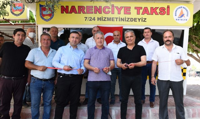 Muratpaşa'da taksi durakları yenileme çalışmaları devam ediyor