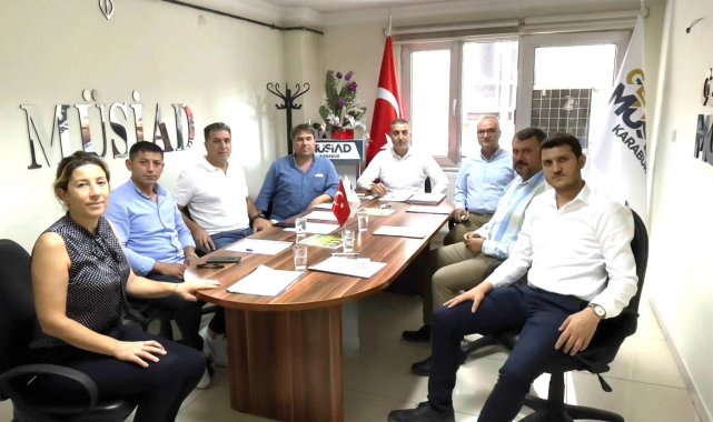 MÜSİAD Karabük Şubesinde görev dağılımı yapıldı