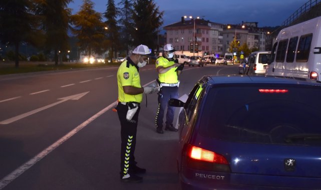 Ordu'da bin 179 sürücüye ceza