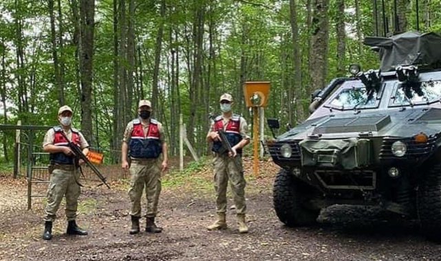 Ordu'da ormanlarda jandarma nöbeti