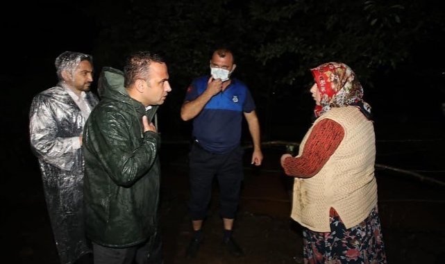 Ordu&#039;da sağanak nedeniyle mahsur kalan 5 kişi kurtarıldı