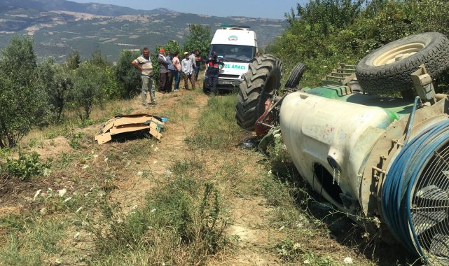 Osmaneli&#039;nde traktör kazası: 1 ölü