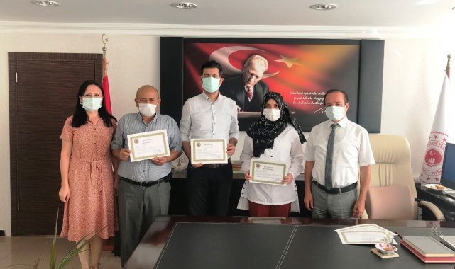 Pandemi sürecinde görev yapan personellerimize başarı belgesi
