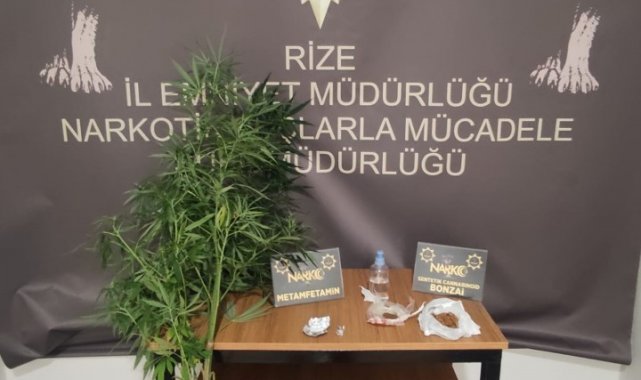 Rize&#039;de uyuşturucu operasyonu