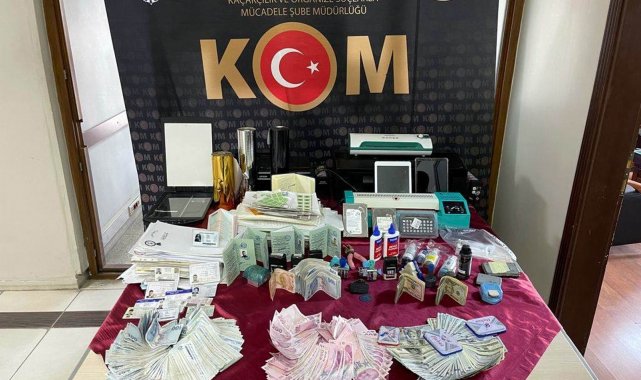 Sahtekarlara polis baskını