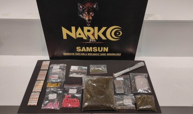 Samsun&#039;da evinde uyuşturucu ele geçen şahıs gözaltında