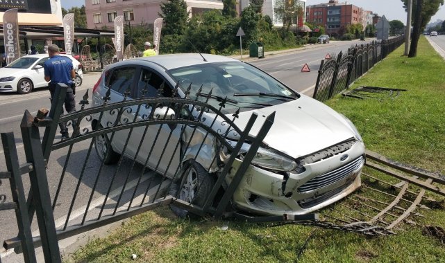 Samsun&#039;da trafik kazası: 2 yaralı