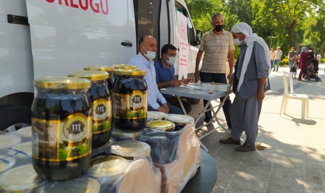 Şanlıurfa&#039;da pekmezli aşı teşviki