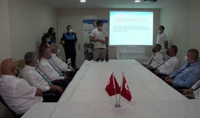 Şehirlerarası otobüs şoförlerine güvenlik eğitimi