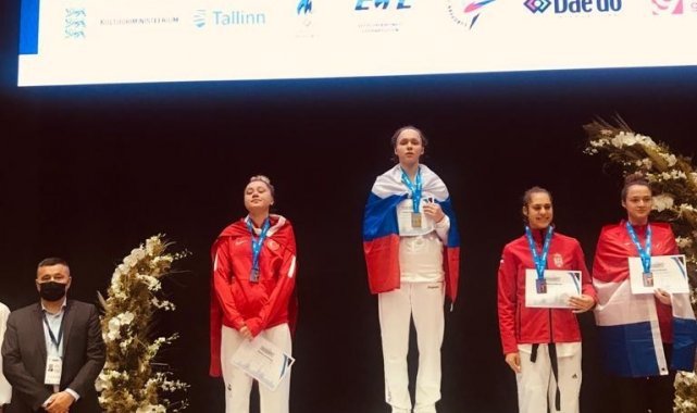 Selçuklu Belediyesporlu İkra Kayır&#039;dan Avrupa Şampiyonası&#039;nda gümüş madalya