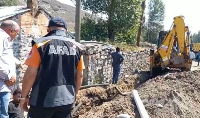 Selin vurduğu köyde hasar tespit çalışması başladı