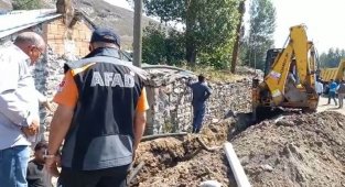 Selin vurduğu köyde hasar tespit çalışması başladı