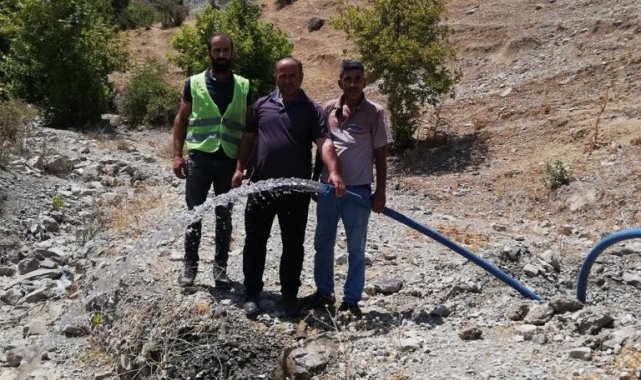 Şenoba Belediyesinden yeni yerleşim yerlerine içme suyu şebekesi