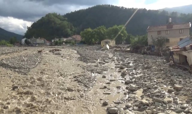 Sinop´ta yaşanan selin ardından Babaçay köyünün son hali