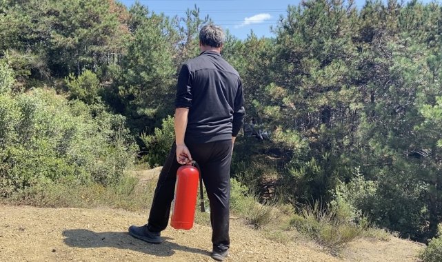 Sultangazi Kent Ormanı&#039;nda korkutan yangın