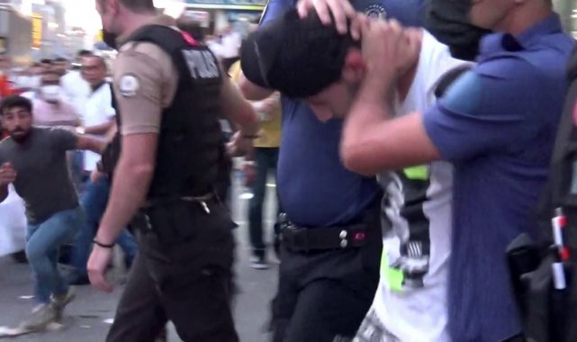 Sultangazi'de kız kaçırma kavgasında hareketli anlar