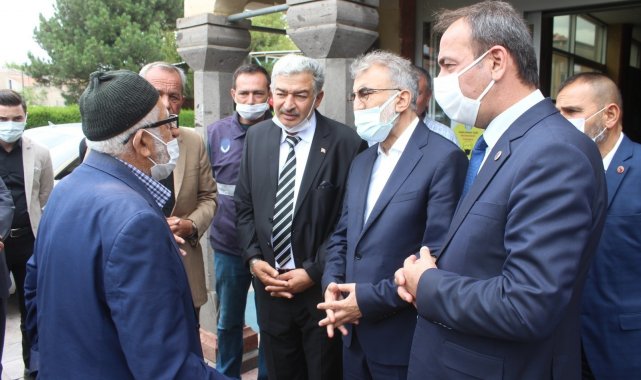 Taner Yıldız Tomarza&#039;yı ziyaret etti