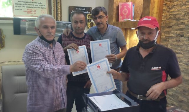 Tomarza Yeni Sanayi esnafı tapularını teslim almaya başladı