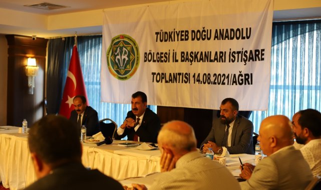TÜDKİYEB bölge toplantısı Ağrı'da düzenlendi