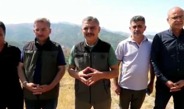 Tunceli Valisi Mehmet Ali Özkan: &quot;4 noktada devam eden yangının 3 noktası tamamen söndürüldü&quot;