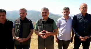 Tunceli Valisi Mehmet Ali Özkan: "4 noktada devam eden yangının 3 noktası tamamen söndürüldü"