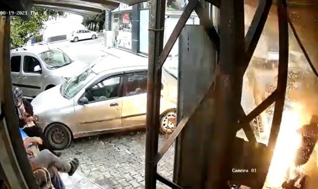 Tüpe kaynak makinesi ile yaklaşınca havaya uçtu