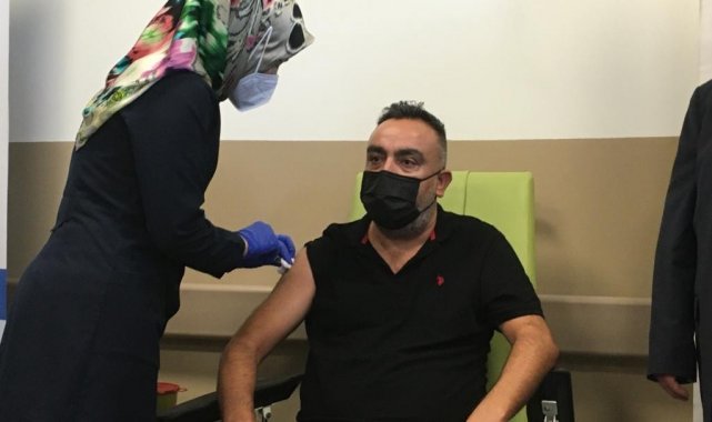 Türkovac Kayseri Şehir Hastanesi'nde gönüllülere uygulandı