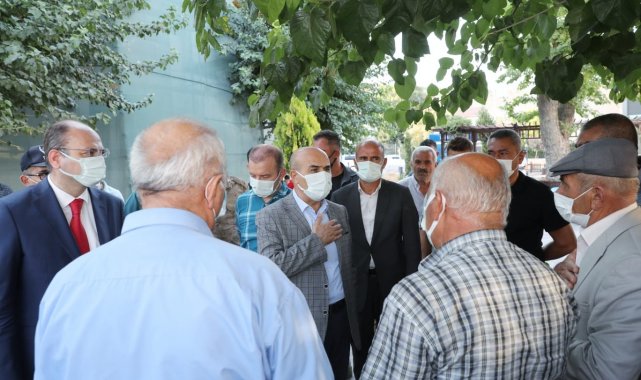 Vali Demirtaş, Derik ve Mazıdağı ilçelerinde incelemelerde bulundu