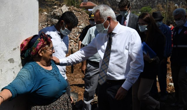 Vali Seymenoğlu: &quot;Yangın bölgesindeki zararlar karşılanacak&quot;