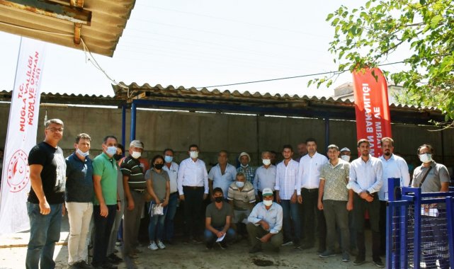 Yangın mağduru çiftçilere havyan desteği