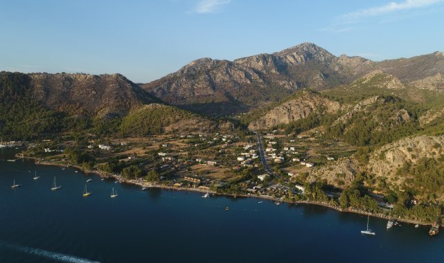 Yangının acı tablosu Marmaris&#039;te havadan görüntülendi