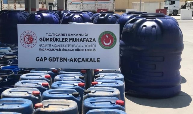 Yeni diye eski bidonları sınırdan geçirmeye çalışınca yakalandılar