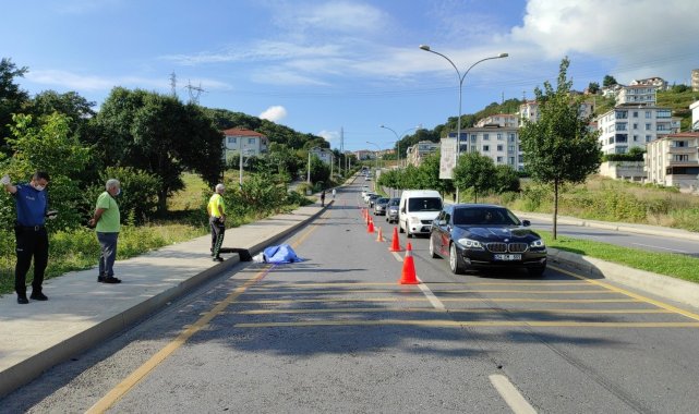 Yolun karşısına geçmek isteyen yaşlı adama kamyonet çarptı