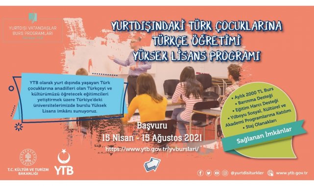 YTB yurtdışı vatandaşlar burslarına başvuru için son 10 gün
