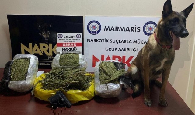 Zehir taciri narkotik polisinden saklanamadı