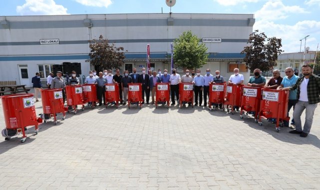 14 kırsal mahalleye ceviz soyma makinesi verildi