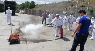 AFAD tarafından yangın tatbikatı verildi