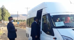 Ağrı'da taşımalı eğitim servis araçları denetlendi