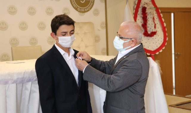 Akkuş, dereceye giren öğrencileri altınla ödüllendirdi