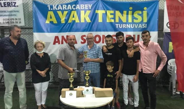 Ayak Tenisi Turnuvası sona erdi