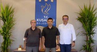 Aydın ASKF Başkanı Kaplan, Başkan Günel ile görüştü