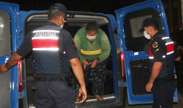 Baba katili kadın tutuklandı