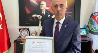 Bakan Soylu'dan Taşova Belediyesi'ne "Teşekkür Belgesi"