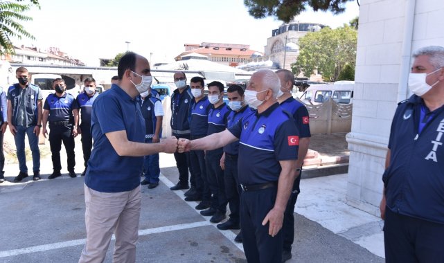Başkan Altay Zabıta Teşkilatı&#039;nın Kuruluş Yıl Dönümünü kutladı