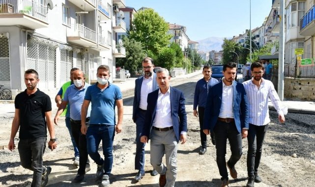 Başkan Çınar değişim ve dönüşüm yatırımlarını inceledi