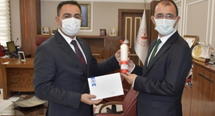 Başkan Erdoğan’dan Kaymakam Dolu’ya hayırlı olsun ziyareti